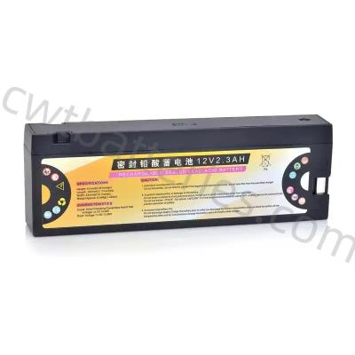 中国 ニホン・コーデン ECG-9130P ECG-9020 ECG-92C ECG-8420 再充電可能 密閉型鉛酸電池 LCS-1912ANK 12V 2.3Ah 互換性 販売のため