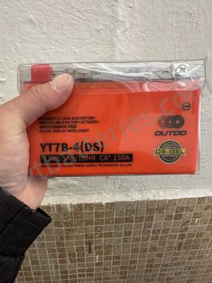Cina OUTDO YT7B-4 DS Batteria agli ioni di litio per moto DS-IGEL 12V 6,5Ah in vendita
