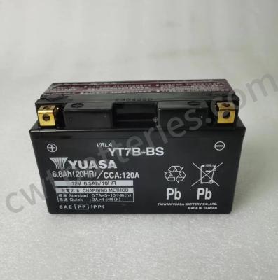 China Yuasa YUAM62T7B YT7B-BS Mobility Scooter Batteries 12V 6.5Ah OEM for sale
