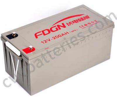 China Batería de gel solar 12V200Ah para suministro de energía UPS en venta