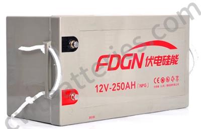 China Baterías solares ODM NPG 12V 250Ah Sin mantenimiento Suministro de energía ininterrumpido en venta