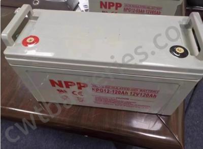 China OEM Gel regulado por válvula de ciclo profundo Batería solar NPG12-120Ah 12V120Ah en venta