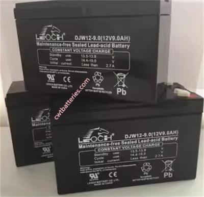 China Leoch DJW12-9 12V 9AH Baterías UPS recargables 2.6Kg en venta