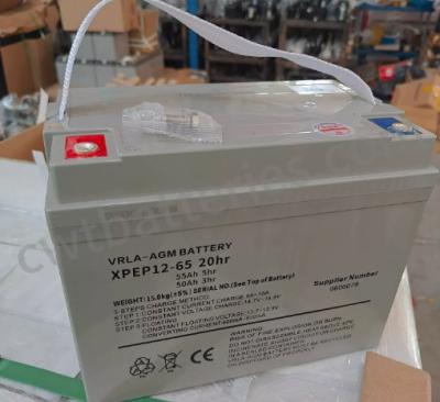 China Industriële 12V 65Ah loodzuur vorktruckbatterij NOBLELIFT XPEP12-65 Te koop