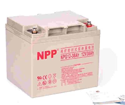 China NPG12-38Ah 12V38Ah Solar Battery Power Replacement Battery New Original  for sale