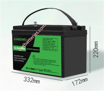 中国 48V 100AH 鉛酸モーターホーム レジャー RV バッテリー 太陽光発電 販売のため