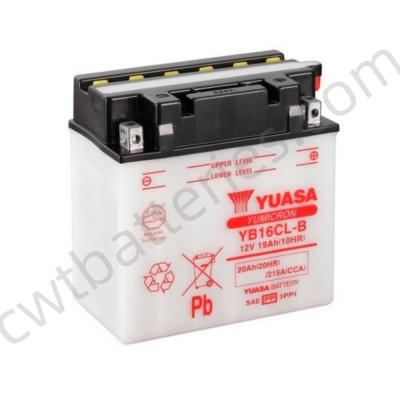 중국 YUASA YB16CL-B 제트 스키 배터리 재충전 12V 19Ah 교체 배터리 사용 준비 유형 판매용