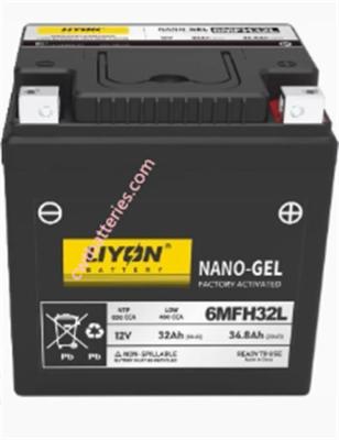 中国 リヨン 6MFH32L 12V 32Ah ATV バッテリー 高電力 エネルギー貯蔵 新品 販売のため