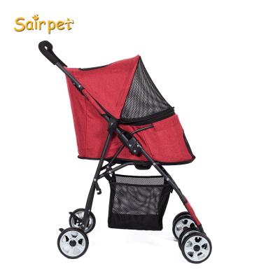 China NEW Viable Pet Tracker Stroller With 4 Wheel Foldable Pet Tracker Animal Stroller For Dogs for sale