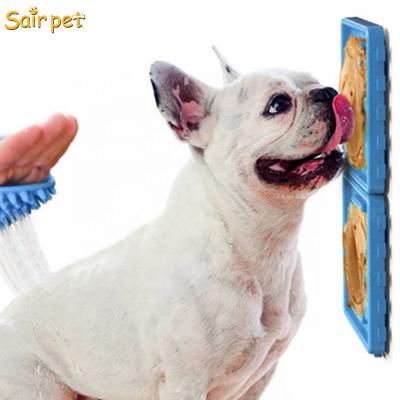 China New Sustainable Sairpet Silicone Dog Lick Pad Dog Slow Eating Lick Mat for sale