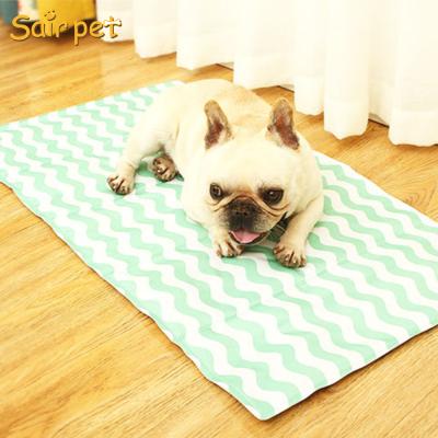 China Travel Gel Ice Mat Summer Cooling Pet Beds Accessories Pet Cage Protector Super Cool Cushion Home for sale