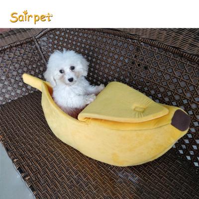 China Travel Banana Shape Cat Bed Pet Tent & Nest & House & Cave For Cats Dogs for sale