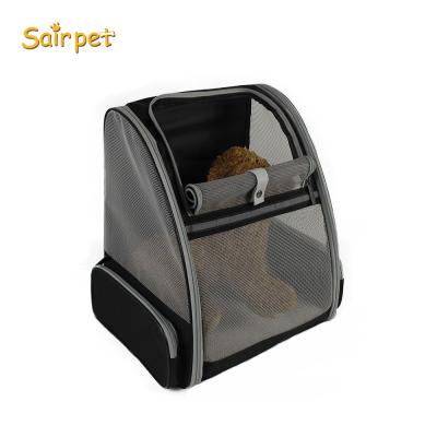 China New Breathable Comfortable Oxford Cat Dog Carrier Backpack Waterproof Pet Cat Carrier Bag for sale