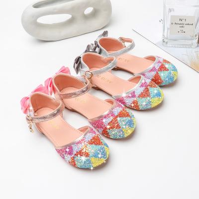 China Baby Dress Sandals Soft Bottom Rhinestones Color Matching Summer Children Baby Girls Princess Sandals Shoes for sale