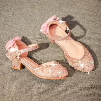 China New Little Girls Glitter Baby Kid Princess Dress Sandals Shoes Party Rhinestones Sandals Shoes for Baby Girls for sale