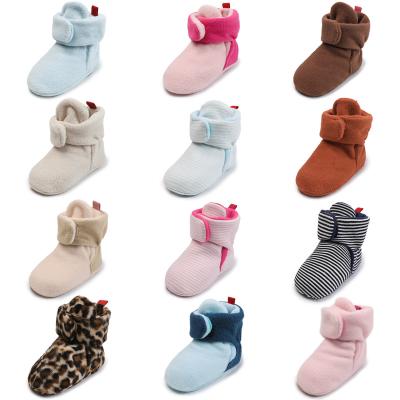 China Toddler Baby Winter Cotton Boots First Walkers Soft Anti-slip Infant Baby Winter Girl Boots Toddler Unisex for sale