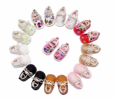 China New Winter Leather Warmth Baby Casual Shoes Kids Girls First Walker Infant Casual Shoes en venta