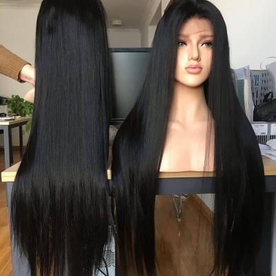 China Body Wave Hair Lace Front Peruvian Virgin Hair 360 Lace Front Wigs For Blac360 Wigs Hair for sale