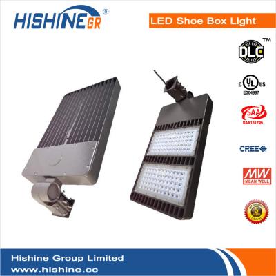 China Aluminum Lamp Body Pole Mounted Led Area Industrial Lighting DLC UL List Led shoebox light 200W for sale