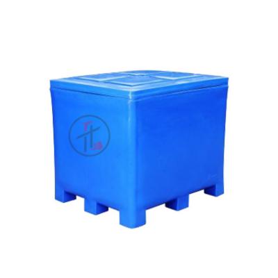 China Waterproof Roto-molded Dry Ice Container Cooling Cooler Box Insulated Fish Box for sale