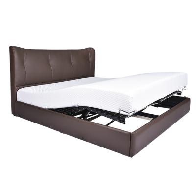 China Factory direct sale 2020 adjustable low bed queen foldable adjustable cordless bed frame for sale