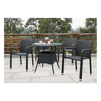 China Modern Best Selling Modern Style Outdoor Furniture Outdoor Garden Dining Table And Chairs And Table Set for sale