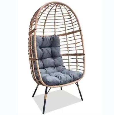 China Modern wholesale rattan swing patio garden weave hanging egg chair swing chair for sale