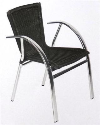 China Modern CE10202  stackable  rattan Alum chair for sale