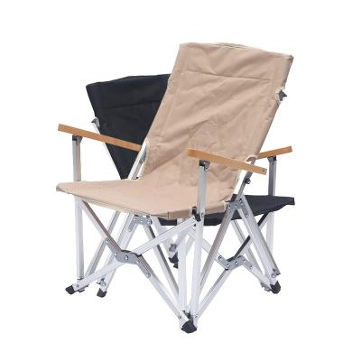 China Easy Folding Outdoor Folding Camp Chair Portable Stainless Steel 600D Oxford Cloth Collapsible Seat for sale