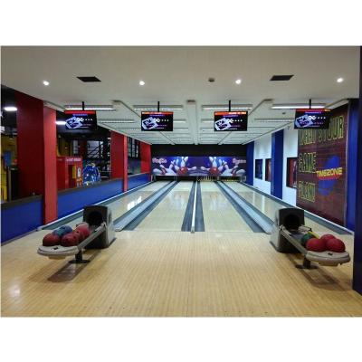 China > (16 lbs) good condition 75kg original used AMF & Brunswick alley bowling equipment price amusement center complete with new rolling lane for sale