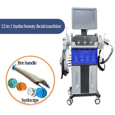 China Dye Removal Professional 13 in 1 Aqua Peeling Machine Hydra Oxyge Facial Skin Diamond Dermabrasion Hydro Facial Machine for sale