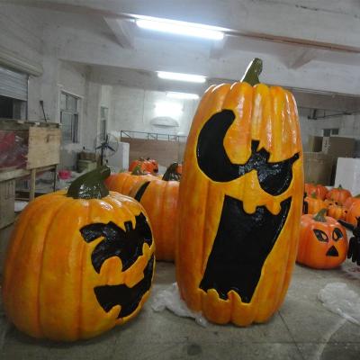 China Amusement Park Giant pumpkin light 2023 design Light up pumpkins Beautiful design pumpkin light halloween decoration outdoor for sale