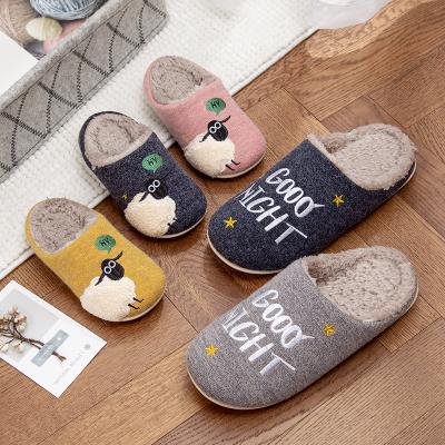 China New Arrival Wholesale New Arrival Faux Sheep Fur Winter Anti-odor Women Fall Mule Fluffy Ladies Slippers for sale