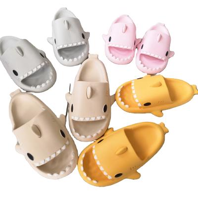 China CUSHIONING Fashion Ladies Shark Slippers Parent-child Shoes Sandals for sale