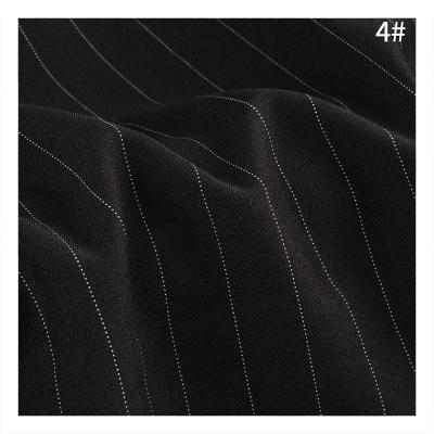 China Black And White Pill Viscose/Polyester Anti Scratch Suiting 190GSM Fabric Core Yarn Spandex Stretch Fabric For Workwear Pants Textile for sale