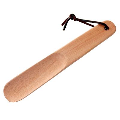 China TOP SELLING Natural and Bamboo Eco-friendly Household Wooden Shoe Horn for All People for sale