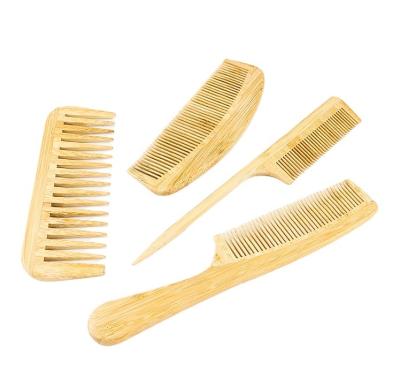 China Natural Eco-friendly Detangling Bamboo Massage Hair Comb Wood Brush For Man for sale