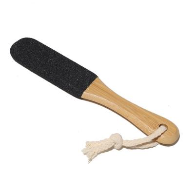 China Good Quality Natural Eco - Friendly Bamboo Foot File Brush For Nail for sale