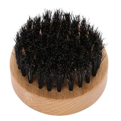 China EXFOLIATE round shape beard brush wholesale eco-friendly high quality natural razor for man for sale