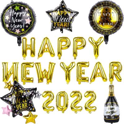 China 2021 Party Decoration 2022 Balloons Party Supplies Foil Balloons 2022 Happy New Years Balloon Set Party Decoration Supplies for sale