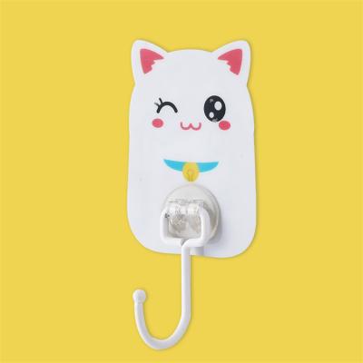 China Cute Cartoon CLASSIC Super Strong Hole Free Traceless Bathroom Hanging Hook for sale