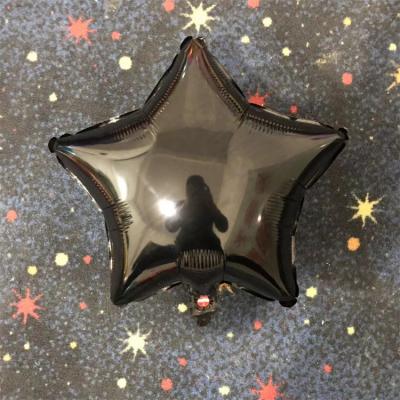 China party decoration STAR PENTAGON MOVIE BALLOON birthday wedding holiday party monochrome aluminum decorative balloon for sale