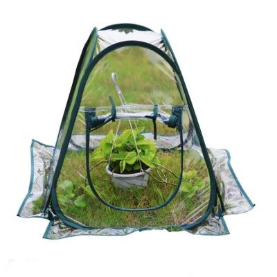 China Mini Modern Automatic PVC Pot Cover Gardening Plant Antifreeze Transparent Gardening Cold Cover for sale