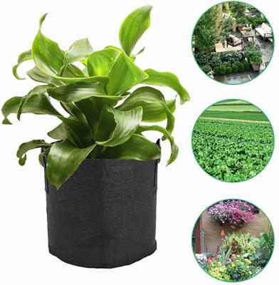 China Simple Amazon Planting Bag Nonwoven Fabric Felt Flower Pot Garden Planting Bag for sale