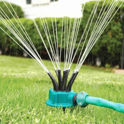 China Agriculture Irrigation 360 Degree Garden Sprinkler Multi-nozzle Irrigation Tool Automatic Watering Garden Watering System for sale