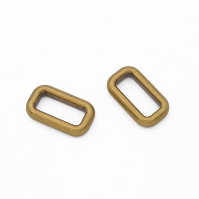 China Eco-firendly Wholesales Custom EPO Metal Tri Glide Adjust Zinc Alloy Slider Rides Square Ring Buckle For Bags for sale