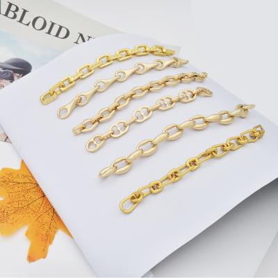 China Used On Clothes Design New Quality Ladies Handbag Chains Gold Custom Chains For Bags for sale