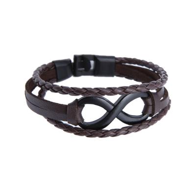 China Adjustable CLASSIC leather bracelet, leather bracelet punk rock, leather snap bracelet for sale