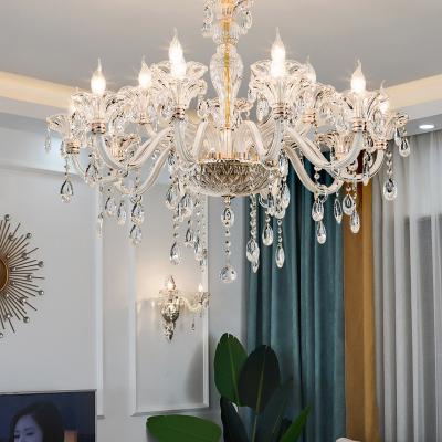 China Modern classic style easy-to-install chandelier light modern restaurant interior candle elbow pendant light for sale