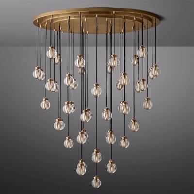 China New Design Modern Minimalist Nordic Postmodern Living Room Light Nordic Chandelier Lamp Luxury Crystal Decoration for sale